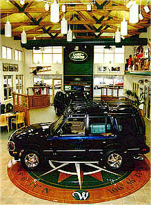 Albuquerque Land Rover Centre Showroom