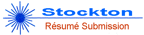 Stockton Resume Submission